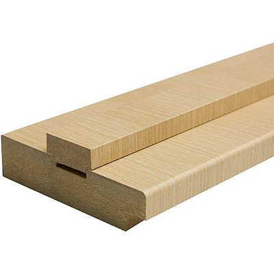 Дверная коробка ОМіС ламинированная под добор 100x33 мм дуб беленый