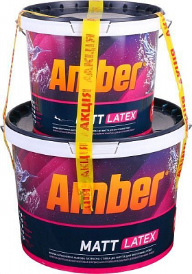 Фарба латексна Amber Matt Latex мат білий 15л 10 + 5 л