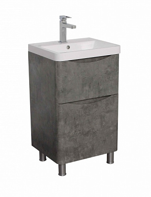 Тумба напольная Aqua Rodos Vista 50 cерый мрамор