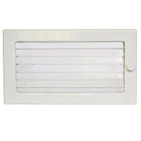 Решетка каминная с жалюзи  4FIRE 17х30 белая