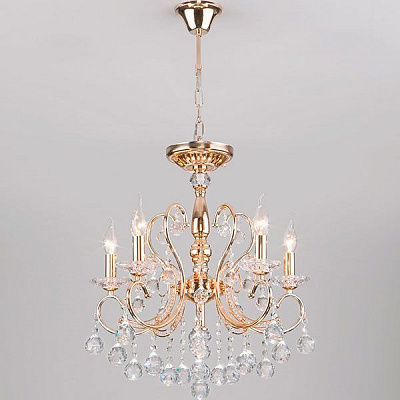 Люстра підвісна Strotskis Ariella 6x40 Вт E14 золото 10044/6