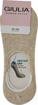 Сліди Giulia WFM/Sk-cl (з силіконом) р. 36-38 бежевий меланж