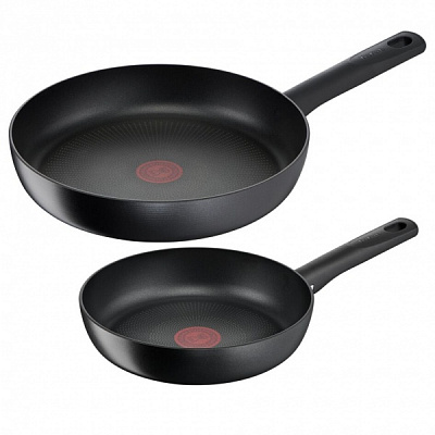 Набор сковород Hard Titanium PRO 22 та 28 см G3019022 Tefal