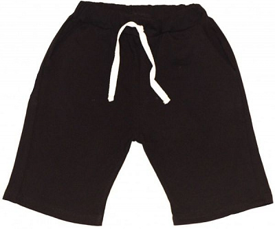 Шорты для мальчиков з карманами р.140 черный 20001 