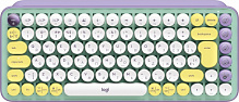 Клавиатура Logitech POP Keys Wireless Mechanical Keyboard With Emoji Keys (L920-010736) daydream mint 