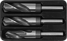 Набір свердел по металу YATO HSS 4241 d22-24-25 мм 75/150 мм для нержавіючої та конструкційної сталі 3 шт. YT-44626