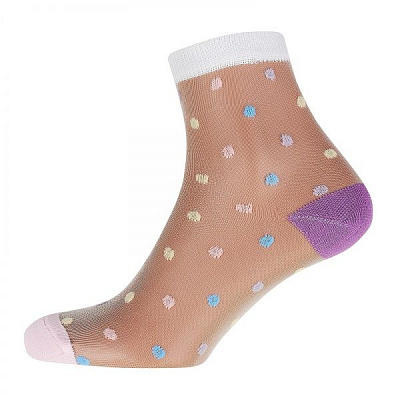 Шкарпетки жіночі Giulia WS2 CRISTAL 004 р. 39-40 світло-рожевий