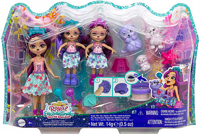 Игровой набор Enchantimals Royal Дружественная семья Выдр