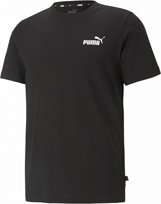 Футболка Puma ESS Small Logo Tee 58666801 р.XL черный