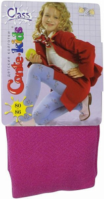 Колготки детские Conte-Kids CLASS р.80-86 малиновый 