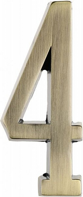 Цифра алюміній антична бронза 97 мм Larvij LN1-AL100-AB #4