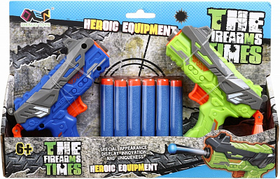 Набір іграшкової зброї DIENUO TOYS 2 бластрери з м'якими кулями MX0416274