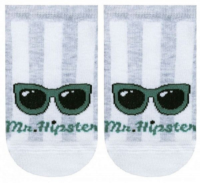 Носки детские Conte-Kids CK Active (ультракороткие) 17С-63СП 329 р.12 светло-серый 