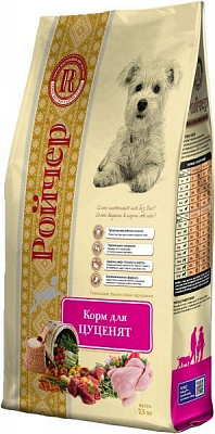 Корм Ройчер для цуцения 7,5 кг