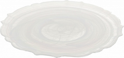 Блюдо глибоке Icequeen 32,5 см блискучий ірис Dekor Cam