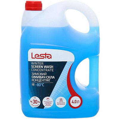Омыватель стекла Lesta концентрат зима –80° С 4 л
