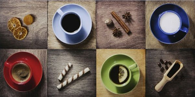 Репродукция Еда и напитки Чай и кофе 00048 96x48 см 