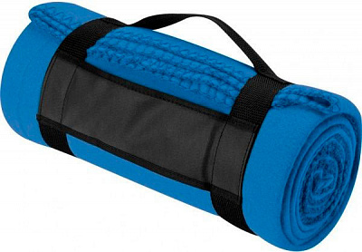 Плед з поясом та ручками 120x180 см синій Nashville