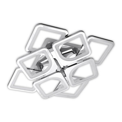 Люстра светодиодная Hopfen Sirius CHR-RGB с пультом ДУ 96 Вт хром/белый 