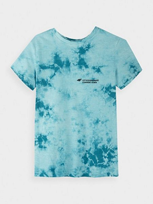 Футболка 4F J4L21-JTSM206-48S р.140 бирюзовый