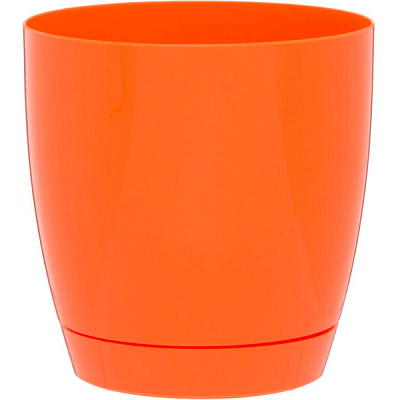 Горшок цветочный Декор-Престиж Тоскана-Круглая 13 1.6 л оранжевый