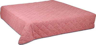 Покрывало 210x240 см Zastelli серый с персиковым 