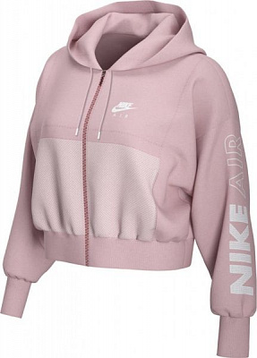 Джемпер Nike W NSW AIR FZ TOP FLC CZ8618-630 р. XS светло-розовый
