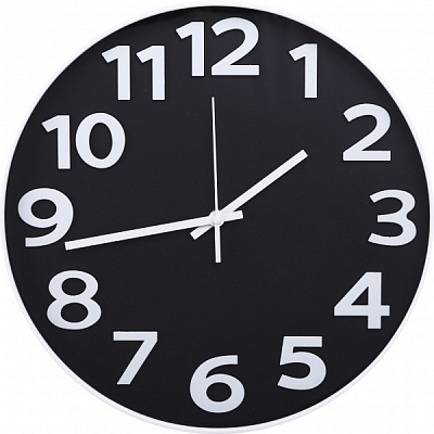 Часы настенные 2955-W черный