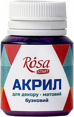 Краска акриловая Сиреневая матовая 20 мл Rosa Start