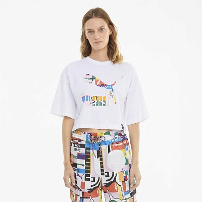 Футболка Puma PI Graphic Tee 59970262 L белый