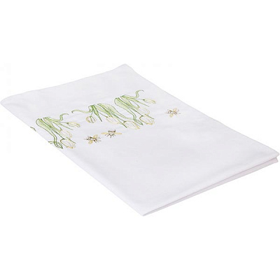 Рушник кухонний «Квітник» 565-13/09 40x60 см Едельвіка білий