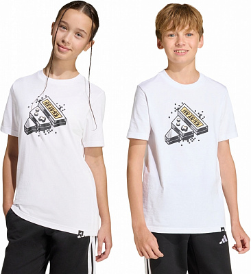 Футболка Adidas J GAME T WHITE KA0531 р.7-8YRS білий