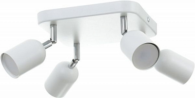 Спот TK Lighting Naro 4x35 Вт GU10 белый/хром 4414 