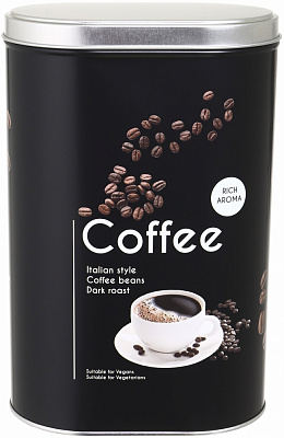 Емкость для хранения Flamberg Premium Loft Coffee черная 20,3х8,5х13,4 см