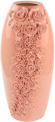 Ваза Патио 38 см розовая