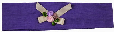 Повязка Danaya с цветком фиолетовый B19-130/5 