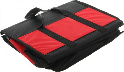 Сумка-органайзер Poputchik 09-704-1Д черный с красным