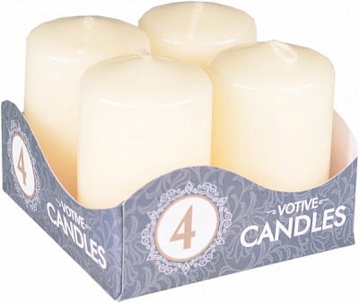 Набір свічок лак екрю 60х40 мм 4 шт. Pako-If