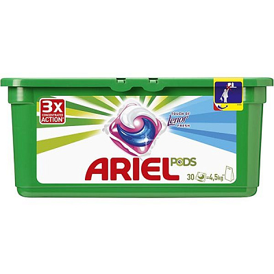 Капсулы для стирки Ariel Lenor Fresh 30 шт