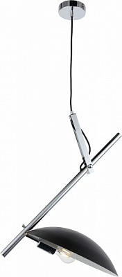 Подвес Victoria Lighting Derek/PL1 1x60 Вт E27 хром/черный 