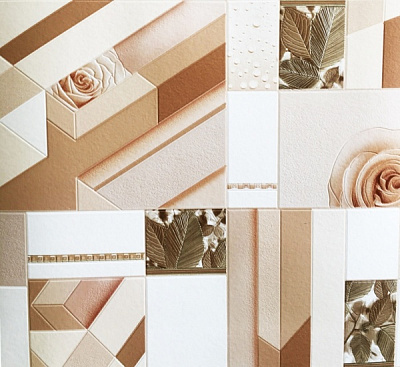 Обои виниловые на бумажной основе Славянские обои Expromt Вуаля 5655-01 0,53x10,05 м 