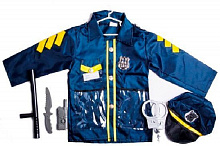 Костюм детский карнавальный Полицейского с аксессуарами синий 513054 