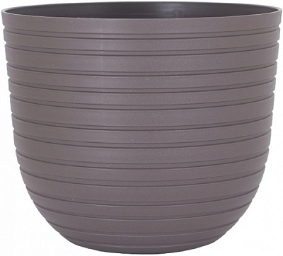 Горшок пластиковый Artevasi Havana Horizon Mud круглый 31л 