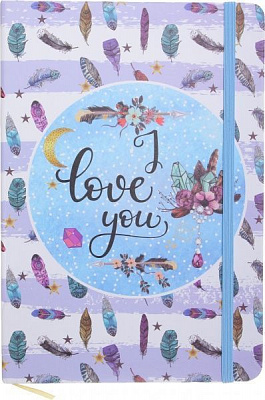 Книга для записей I love you А5 80 листов