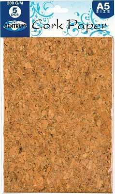 Бумага пробковая А5 5 фактур 80313 Centrum