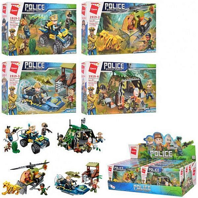 Конструктор Qman 1919 Поліція: транспорт фігурки в асортименты ODT094426