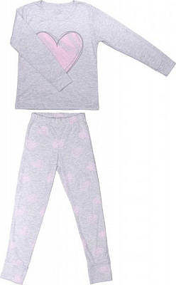 Пижама для девочек Фламинго 240-232 р.84-88 меланж 