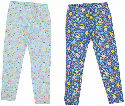 Лосины для девочек HW комплект 2 шт 2Y0066_22083K р.128 разноцветный