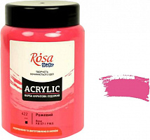 Фарба акрилова рожева 400 мл Rosa Studio