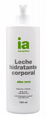 Молочко для тела Interapothek с экстрактом алоэ вера 750 мл